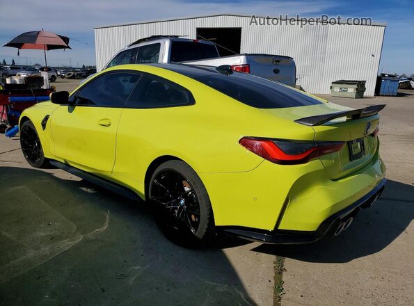 WBS53AZ00MCF87693 2021 BMW M4 Green უკანა მარცხენა