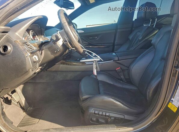 WBS6E9C50GGF92603 2016 BMW M6 Black Vista interior delantera