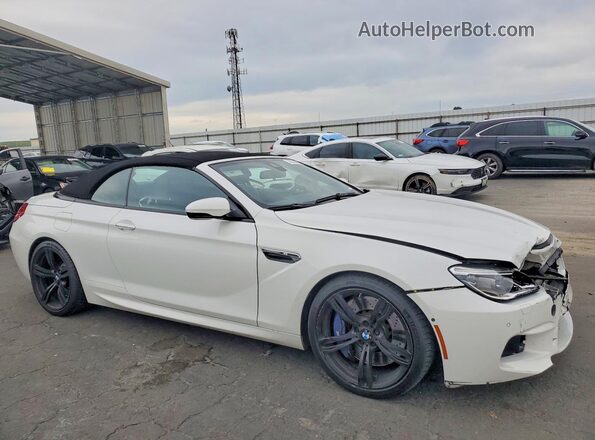 WBS6G9C53GD932044 2016 BMW M6 White Front right