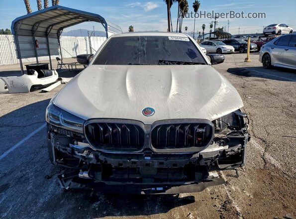 WBS83CH01NCJ40475 2022 BMW M5 White Vista frontal