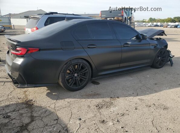 WBS83CH02NCK79708 2022 BMW M5 Black 