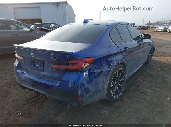 WBS83CH06PCL40075 2023 BMW M5 Blue Հետևի աջ