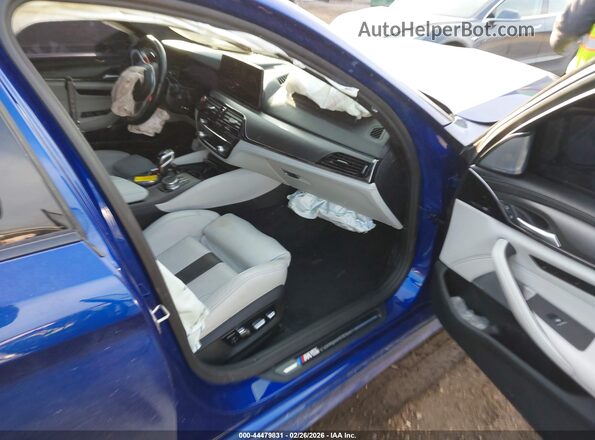 WBS83CH06PCL40075 2023 BMW M5 Blue Սալոնի դիմացի տեսք