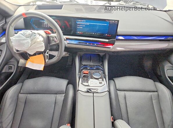 WBS83FK04TCV63316 2026 BMW M5 Black Dashboard view