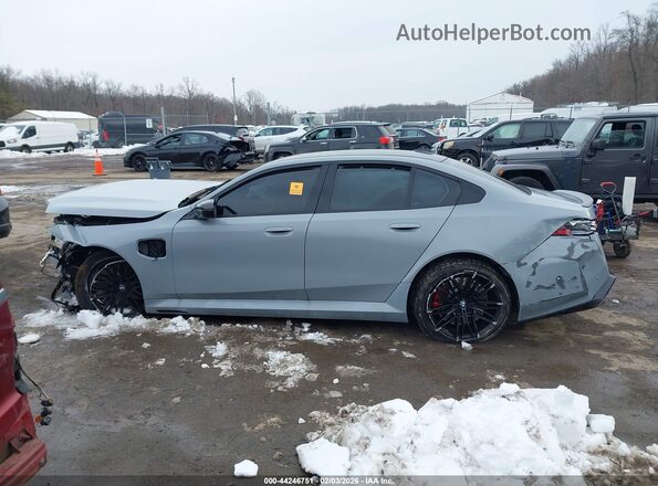 WBS83FK05TCV68511 2026 BMW M5 Gray Rear interior view