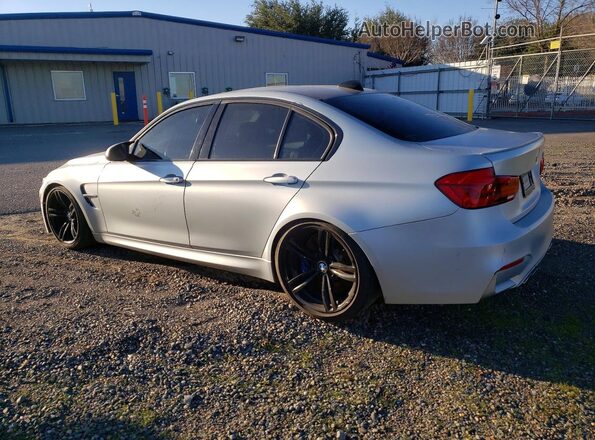 WBS8M9C50G5D31205 2016 BMW M3 Silver Trasero izquierdo