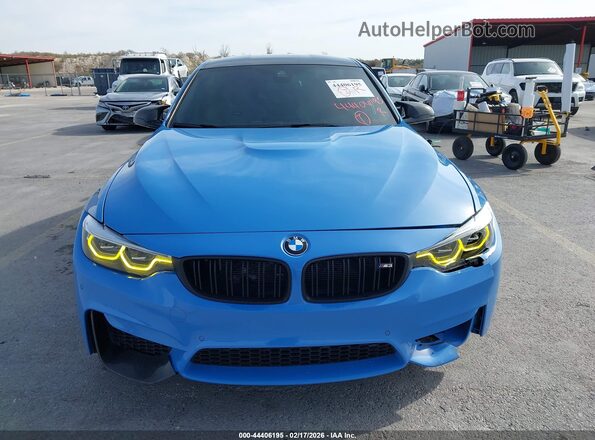 WBS8M9C52J5J78170 2018 BMW M3 Blue 