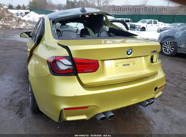 WBS8M9C54G5D30672 2016 BMW M3 Gold Widok z przodu