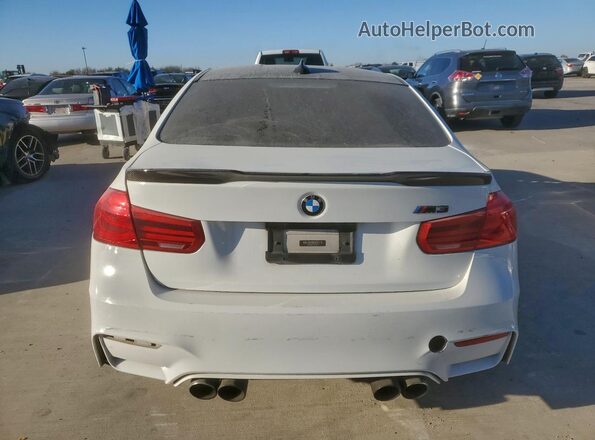 WBS8M9C54GP966946 2016 BMW M3 White Widok z tyłu