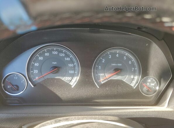 WBS8M9C54GP966946 2016 BMW M3 White Widok zestawu wskaźników