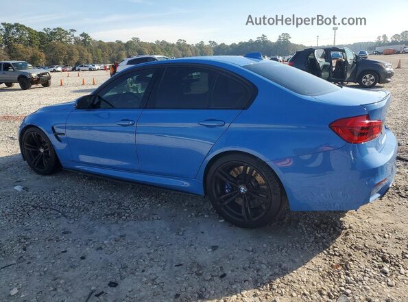 WBS8M9C57J5L01199 2018 BMW M3 Blue 