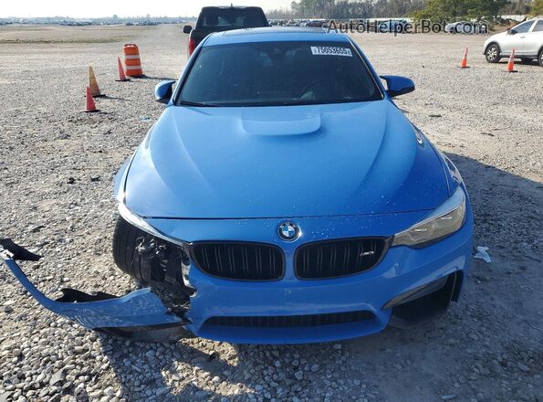 WBS8M9C57J5L01199 2018 BMW M3 Blue 
