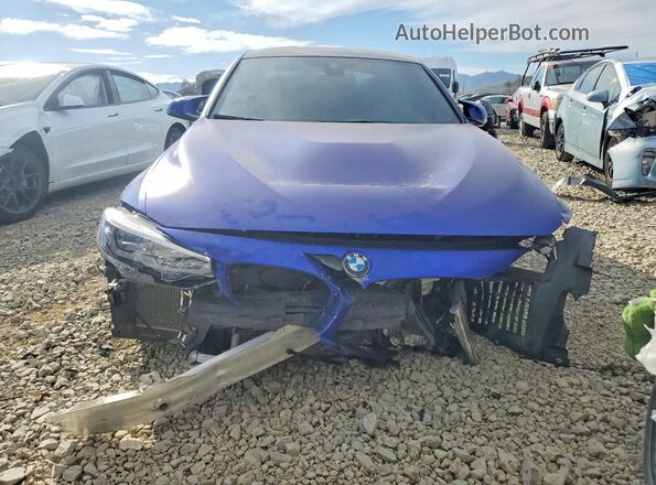 WBS8M9C58J5L00532 2018 BMW M3 Blue წინა ხედი
