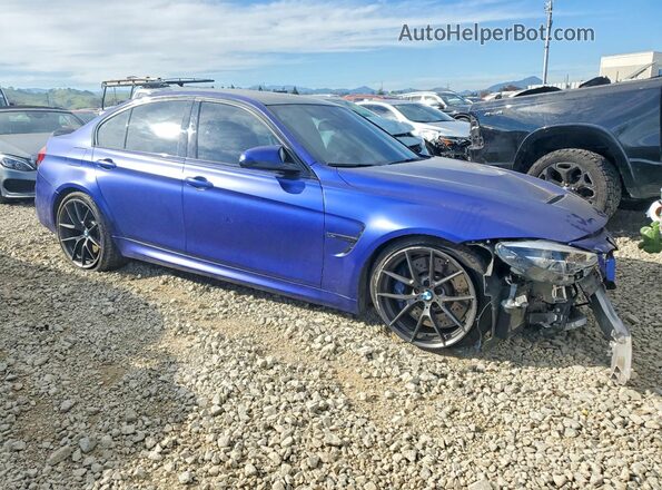 WBS8M9C58J5L00532 2018 BMW M3 Blue წინა მარჯვენა