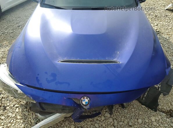 WBS8M9C58J5L00532 2018 BMW M3 Blue უკანა სალონის ხედი