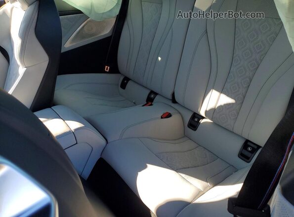 WBSAE0C06LCE17462 2020 BMW M8 Black Widok tylnych siedzeń
