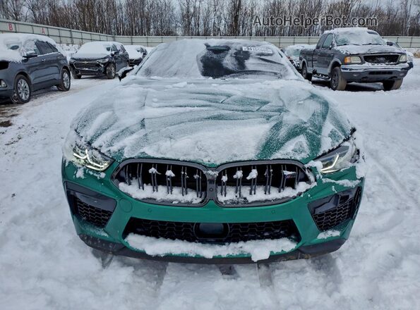 WBSAE0C06PCL70372 2023 BMW M8 Green Front view