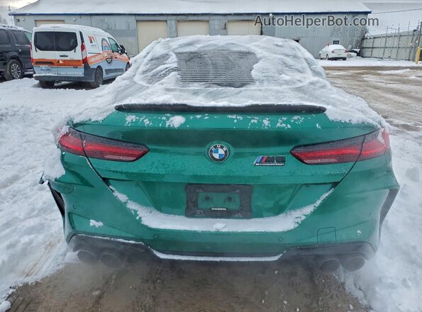 WBSAE0C06PCL70372 2023 BMW M8 Green Rear view