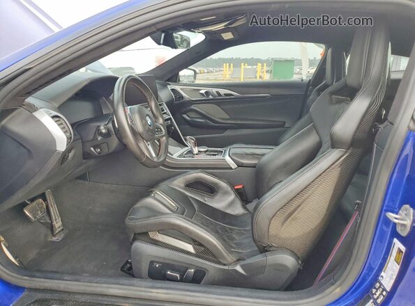 WBSAE0C09RCR46815 2024 BMW M8 Blue Вид салону спереду