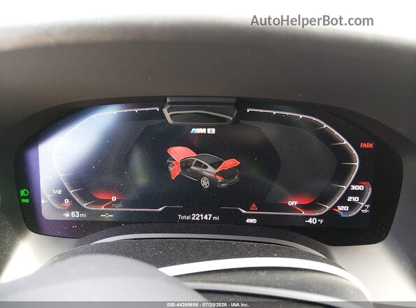 WBSGV0C05PCM47758 2023 BMW M8 Black Widok tylnych siedzeń