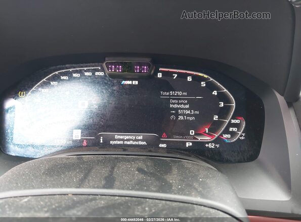 WBSGV0C06PCL37737 2023 BMW M8 Black Vista de los asientos traseros