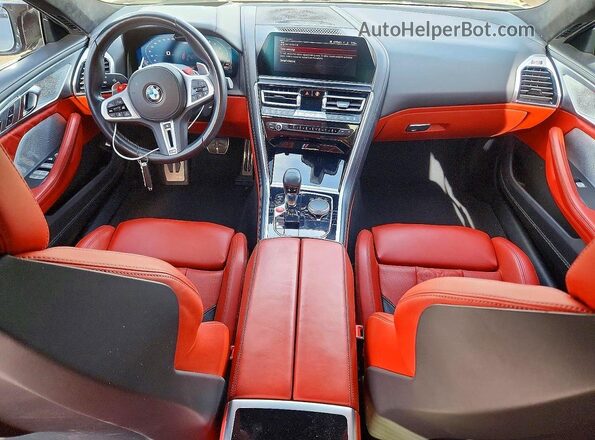 WBSGV0C07LCE47872 2020 BMW M8 Серый Вид панели приборов