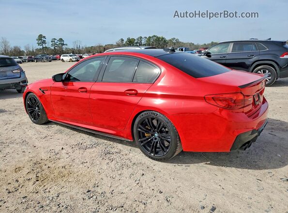 WBSJF0C08LCD17957 2020 BMW M5 Red Tył lewy