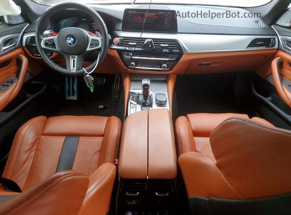 WBSJF0C08LCD41353 2020 BMW M5 Charcoal Առջևի վահանակի տեսք