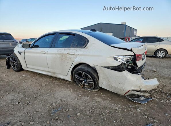 WBSJF0C09LCD56721 2020 BMW M5 White უკანა მარცხენა