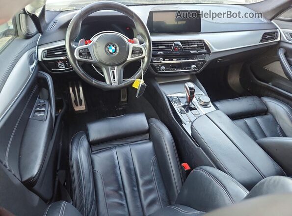 WBSJF0C09LCD56721 2020 BMW M5 White წინა პანელის ხედი