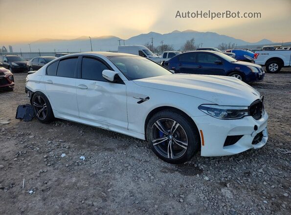 WBSJF0C09LCD56721 2020 BMW M5 White წინა მარჯვენა