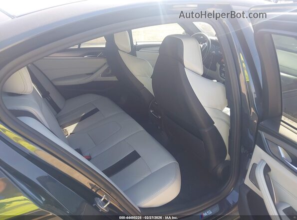 WBSJF0C54JB282104 2018 BMW M5 Black VIN კოდის სტიკერის ხედი