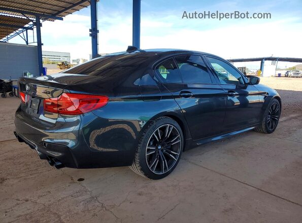 WBSJF0C54KB447585 2019 BMW M5 Black უკანა მარჯვენა