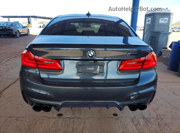 WBSJF0C54KB447585 2019 BMW M5 Black უკანა ხედი