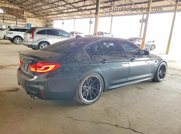 WBSJF0C55KB284364 2019 BMW M5 Charcoal Trasero derecho
