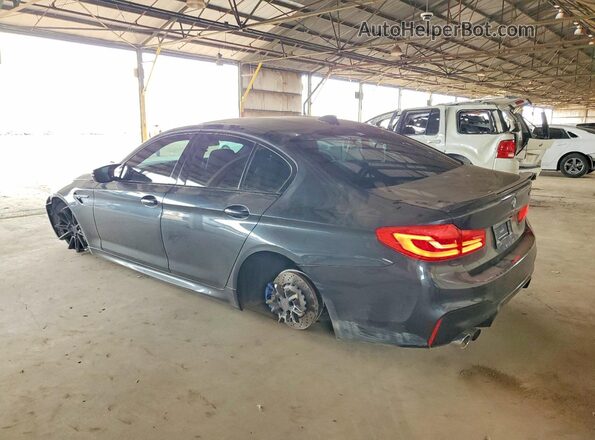 WBSJF0C55KB284364 2019 BMW M5 Charcoal Trasero izquierdo