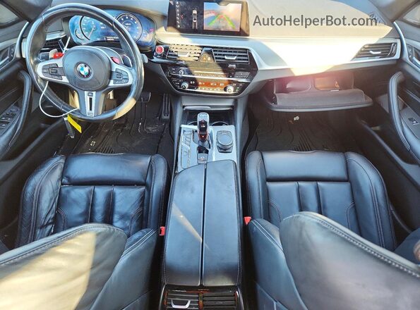 WBSJF0C5XKB285008 2019 BMW M5 Черный Вид панели приборов