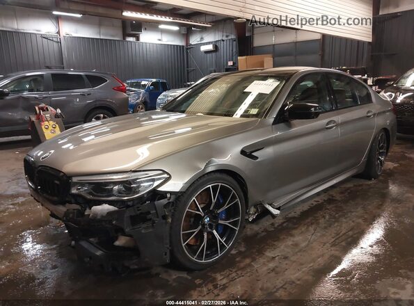 WBSJF0C5XKB285767 2019 BMW M5 Gray Передня ліва чверть