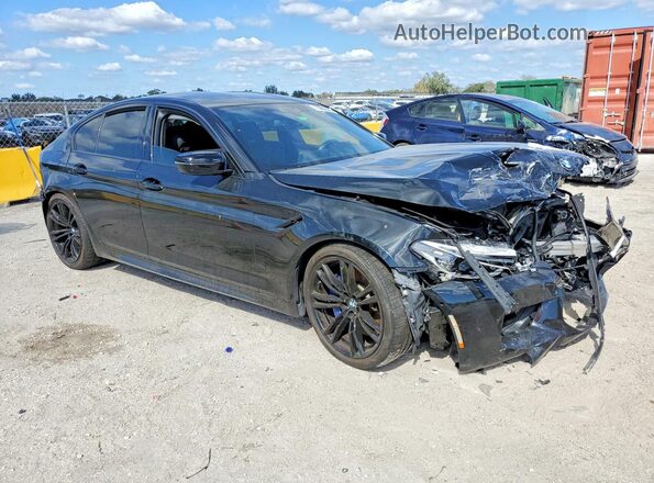 WBSJF0C5XKB446893 2019 BMW M5 Black Передня права чверть