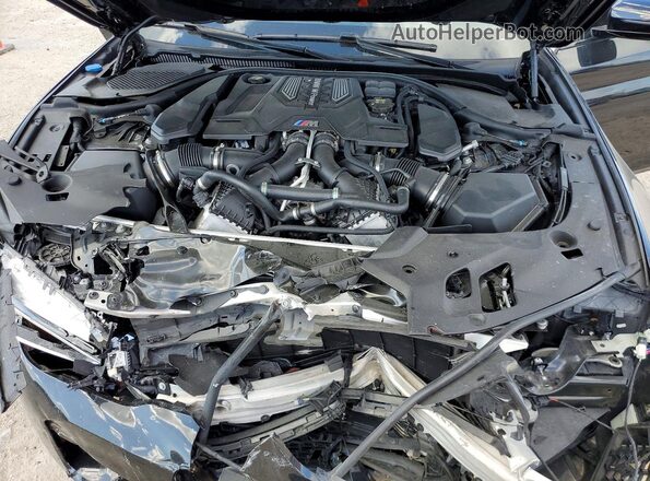 WBSJF0C5XKB446893 2019 BMW M5 Black Вид задньої частини салону