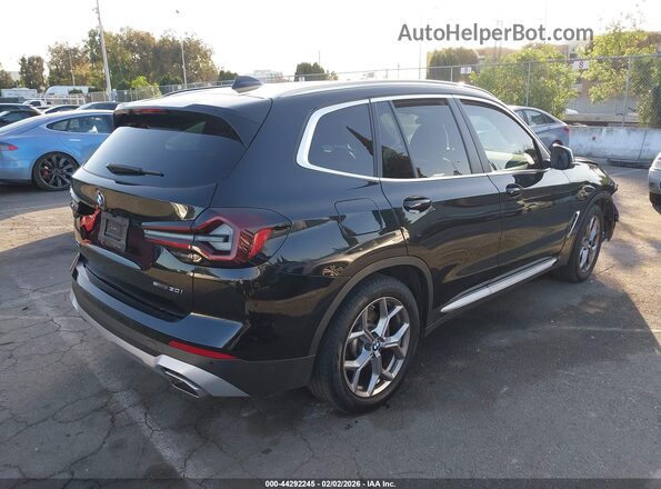 WBX47DP01RN292948 2024 BMW X3 Black Trasero derecho