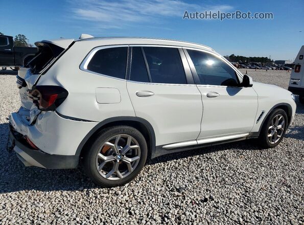 WBX47DP07NN125455 2022 BMW X3 White Trasero derecho