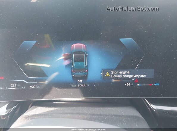 WBX73EF00S5094268 2025 BMW X1 Blue Widok tylnych siedzeń