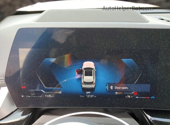 WBX73EF05S5156540 2025 BMW X1 White Vista del cuadro de instrumentos