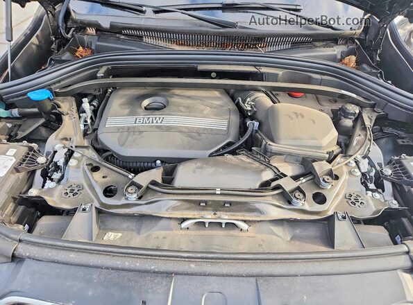 WBX73EF09S5087951 2025 BMW X1 Black Вид підкапотного простору