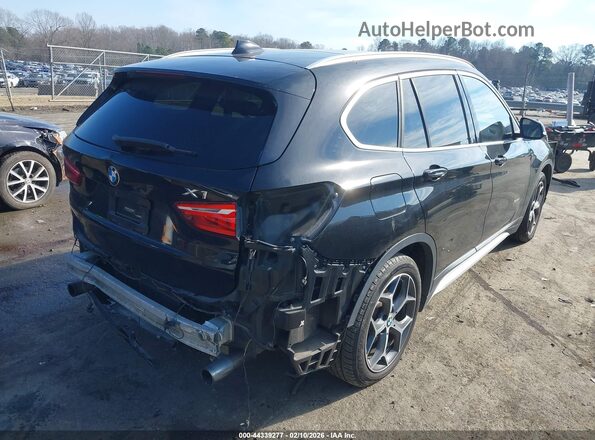 WBXHT3C34H5F83145 2017 BMW X1 Черный Задняя правая четверть