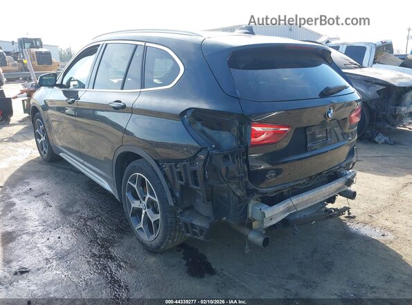 WBXHT3C34H5F83145 2017 BMW X1 Черный Задняя левая четверть