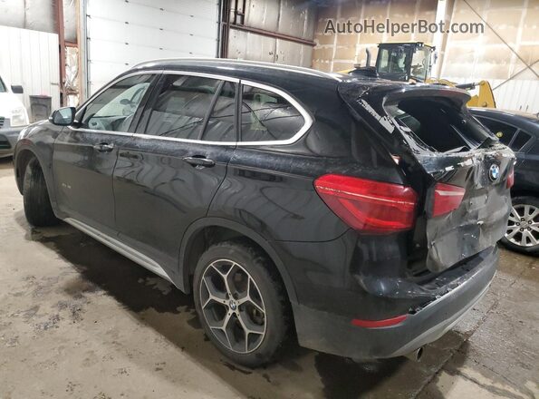 WBXHT3C35H5F87284 2017 BMW X1 Черный Задняя левая четверть