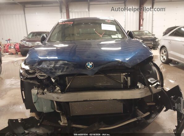 WBXHT3C38GP887188 2016 BMW X1 Blue Вид спереду