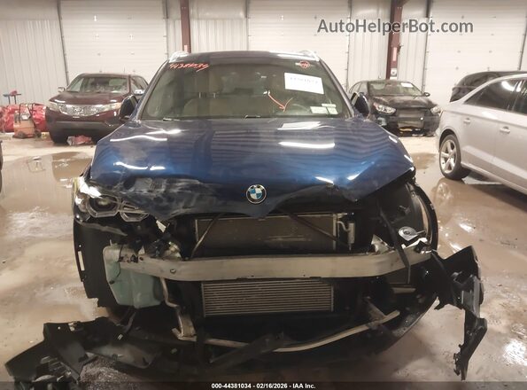 WBXHT3C38GP887188 2016 BMW X1 Blue Вид щитка приладів